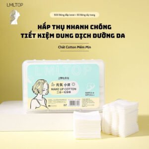 Bông tẩy trang 500 miếng | LMLTOP